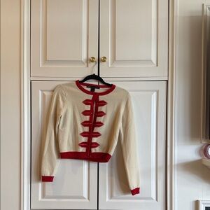 Marc Jacobs Cream and Red Women's Top